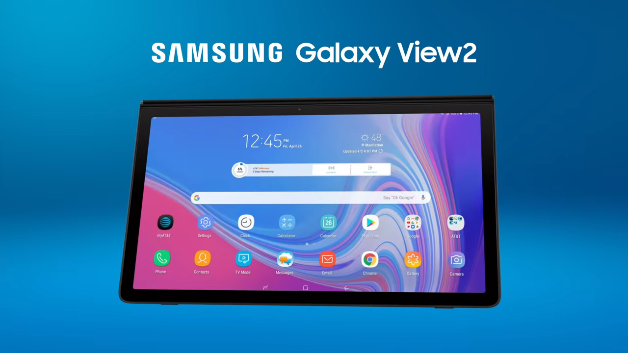 Recenzija tableta Samsung Galaxy View 2 - prednosti i mane