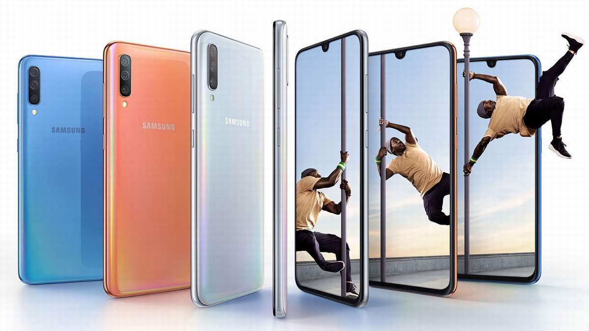 Présentation du smartphone Samsung Galaxy A70s avec les principales fonctionnalités