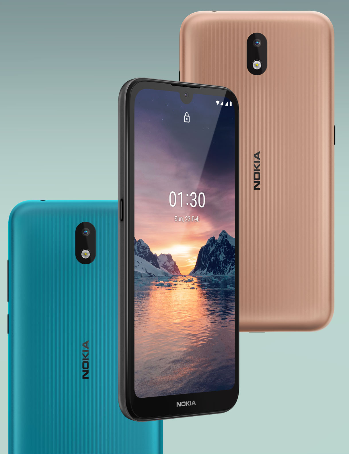 Présentation du smartphone Nokia 1.3 avec les principales fonctionnalités