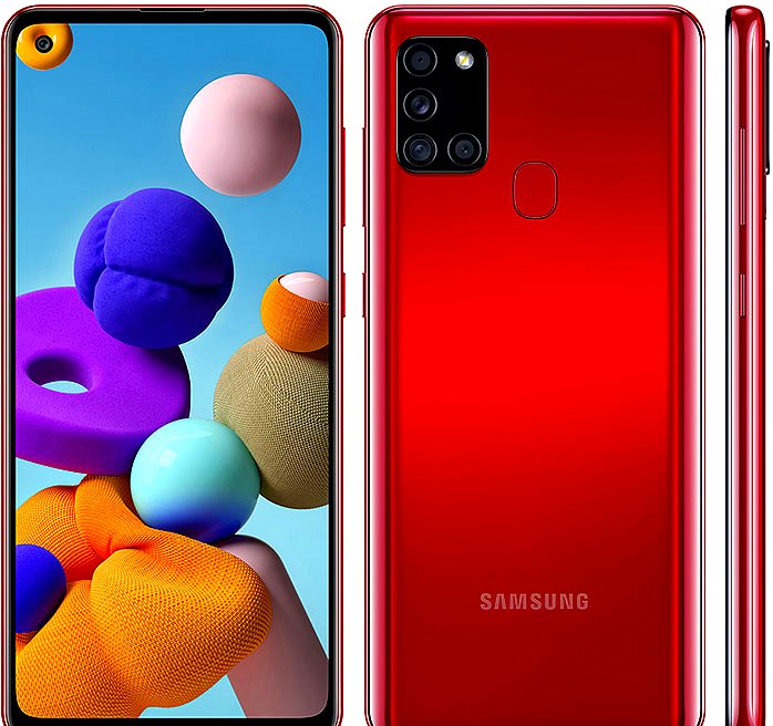 Présentation du smartphone Samsung Galaxy A21s avec les fonctionnalités clés