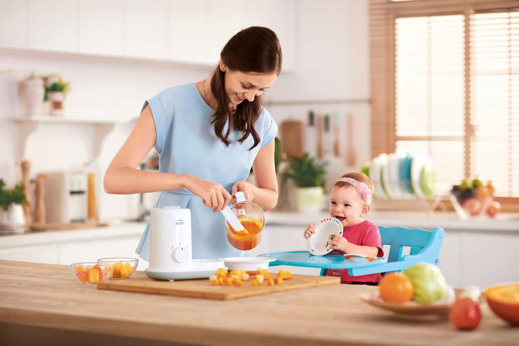 Rating of the best blenders for making baby food for 2025